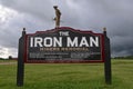 Iron Man Memorial in Chisholm Minnesota