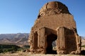 An ancient brick dome in Chisht-e-Sharif, Herat Province, Afghanistan Royalty Free Stock Photo