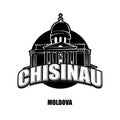 Chisinau, Moldova, black and white logo