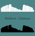 Chisinau, Moldova city silhouette