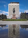 CHISINAU, MOLDOVA - March 20, 2024 Monument to Grigory Kotovsky