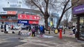 CHISINAU, MOLDOVA - March 20, 2024 Poor people and pensioners in need forced by the poverty to sell second hand