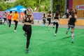 CHISINAU, MOLDOVA - 25 MAY 2019: Sports competitions outdoors in Chisinau, Moldova. Fitness, sport, victory, success and healthy l