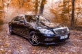 Chisinau, Moldova; October 11, 2017. Mercedes-Benz club festival in Moldova. Mercedes-Benz S Class W221. Editorial photo