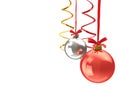 Chistmas balls background Royalty Free Stock Photo
