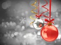 Chistmas balls background Royalty Free Stock Photo