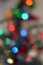 Chistmas tree lights bokeh