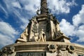 Chistopher Columbus monument in Barcelona, Spain