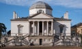 Chiswick House, set in large gardens in west London, UK. Villa built in Palladian style.