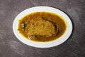 Chitol fish Kofta Curry chital korma served in dish isolated on background top view of bangladesh food