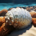 Chitons Shells: Oceanic Treasures Royalty Free Stock Photo