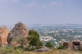 East view from Sampige Siddeshwara Temple, Fort of Chitradurga, Karnataka, India Royalty Free Stock Photo