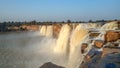 The Chitrakote Falls also spelt as Chitrakote / Chitrakot is a natural waterfall located to the west of Jagdalpur, in Bastar Royalty Free Stock Photo