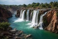 Chitrakote Falls on Indravati River in Bastar, Chhattisgarh, India Royalty Free Stock Photo