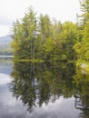 Chittenden Reservoir reflection Royalty Free Stock Photo