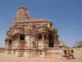Chittorgarh citadel ruins in Rajasthan, India Royalty Free Stock Photo