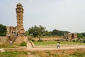 Chittorgarh Fort, tower of Victory, Vijay Stambha, it is a monumental tower, Rajasthan, India