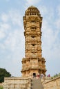 Chittorgarh Fort, tower of Victory, Vijay Stambha, it is a monumental tower, Rajasthan, India