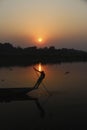 Chitwan national park gate entrance end of long day Royalty Free Stock Photo