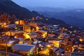 Chiu fen village at night Royalty Free Stock Photo