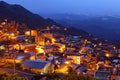 Chiu fen village at night Royalty Free Stock Photo