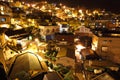 Chiu fen village at night, in Taiwan Royalty Free Stock Photo