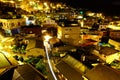 Chiu fen village at night, in Taiwan Royalty Free Stock Photo