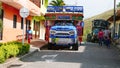 Chiva Bus in the town of Hispania, Antioquia, Colombia