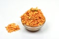 Chivda, Farsan, Chivda, Made of Gram Flour And Mixed With Dry Fruits Royalty Free Stock Photo