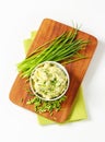 Chive butter Royalty Free Stock Photo