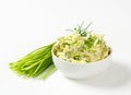 Chive butter Royalty Free Stock Photo