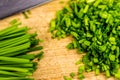 Chive, fesh cut leaves