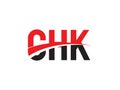 CHK Letter Initial Logo Design Vector Illustration Royalty Free Stock Photo