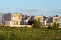 Chloraka, Cyprus - Contemporary holiday apartment blocks in the sun on the sunny hills