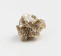 Chlorite ore on white background