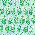 Chlorophyll Cells seamless pattern Royalty Free Stock Photo