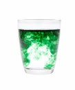 Chlorophyll in glass