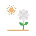 Chlorophyll Line Style vector icon which can easily modify or edit