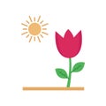Chlorophyll Line Style vector icon which can easily modify or edit