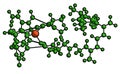 Chlorophyll - molecular structure, 3D rendering