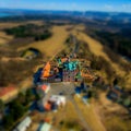 Chlum Castle drone foto Royalty Free Stock Photo