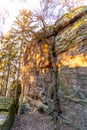 Chlum - Kozlov Castle Ruins, Bohemian Paradise, Czech Republic Royalty Free Stock Photo