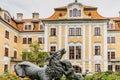 Chlum u Trebone,Czech Republic - May 30,2021. Beautiful abandoned castle surrounded by large park.Popular tourist town for summer