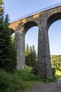 ChmaroÃÂ¡ viaduct in summer, TelgÃÂ¡rt, Slovakia