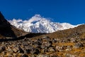 Cho Oyu eight thouthand mountain peak in Himalaya