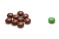 Choc Beans 4 - The Outcast Royalty Free Stock Photo