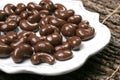 Choc cashews