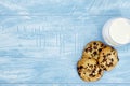 Choc Chip Biscuits Royalty Free Stock Photo