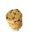 Choc Chip Cookies 5 (path included) Royalty Free Stock Photo