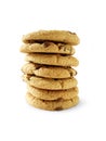 Choc Chip Cookies 6 (paht included) Royalty Free Stock Photo